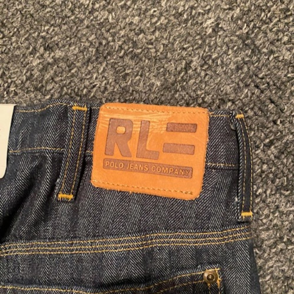 Vintage Polo Ralph Lauren Jeans Carpenter Double Knee 3 Sizes 30" Length RARE - Picture 5 of 8